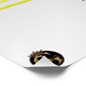 Tête de mort punk hipster G-skulls crâne da panda ポスター (コーナー)