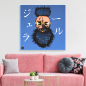 Tête de mort punk hipster G-skulls crâne generatio キャンバスプリント (インサイチュ (リビング))