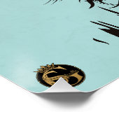 Tête de mort punk hipster G-skulls crâne i love de ポスター (コーナー)