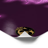 Tête de mort punk hipster G-skulls crâne le léa ポスター (コーナー)