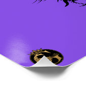 Tête de mort punk hipster G-skulls crâne metaverse ポスター (コーナー)