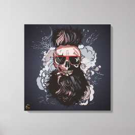 Tête de mort punk hipster G-skulls crâne musisian キャンバスプリント