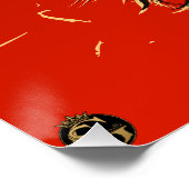 Tête de mort punk hipster G-skulls crâne need more ポスター (コーナー)