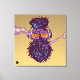 Tête de mort punk hipster G-skulls crâne tempo キャンバスプリント