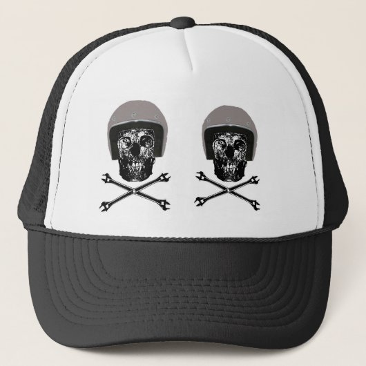 TETE DE MORT SUR MA CASQUETTE キャップ (正面)