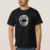 Tête de phoque hyper drôle. tシャツ (正面)