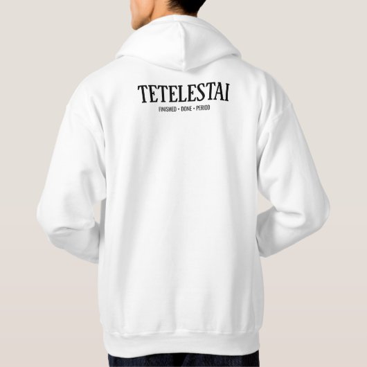 Tetelestai Saved Established Christian パーカ (裏面)