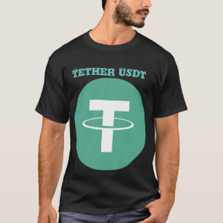 Tether USDT CryptocurrencyロゴTシャツ – Invest Tシャツ