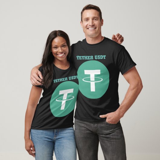 Tether USDT CryptocurrencyロゴTシャツ – Invest Tシャツ (ユニセックス)
