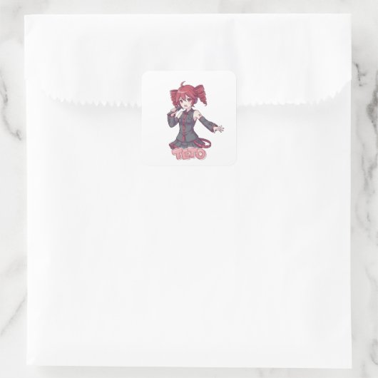 Teto Sticker スクエアシール (バッグ)