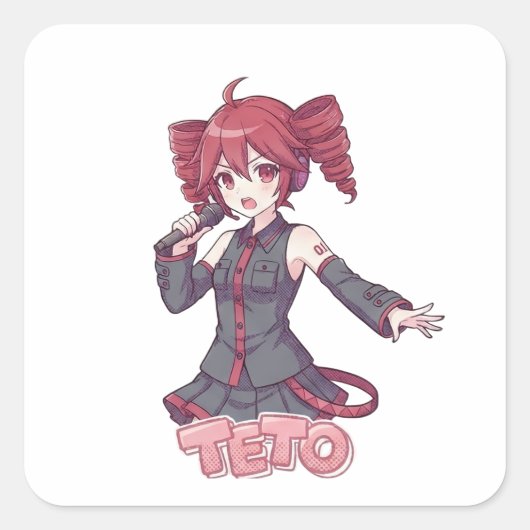 Teto Sticker スクエアシール (正面)