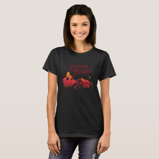 Tetonのタンゴのデザインblk Tシャツ