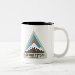 Tetonの壮大な国立公園 ツートーンマグカップ