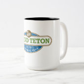 Tetonの壮大な国立公園 ツートーンマグカップ (正面右)