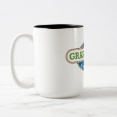 Tetonの壮大な国立公園 ツートーンマグカップ (左)