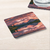 Tetonの壮大な国立公園、ワイオミング スクエアペーパーコースター (アングル)