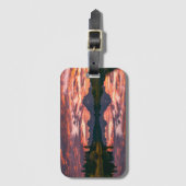 Tetonの壮大な国立公園、ワイオミング ラゲッジタグ (正面縦)