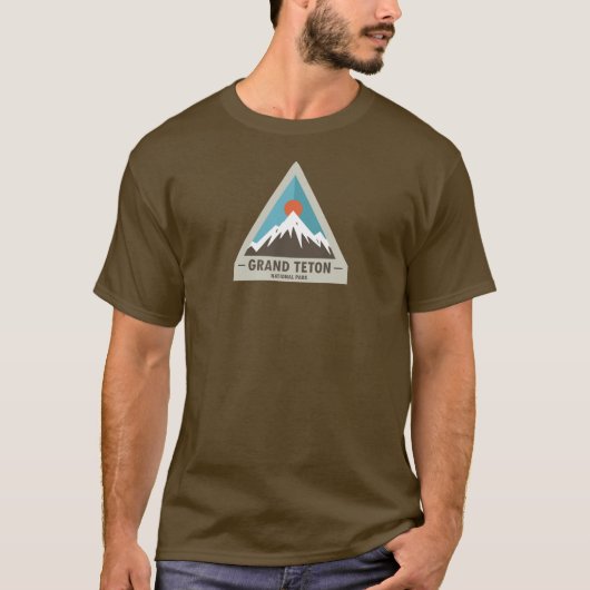 Tetonの壮大な国立公園 Tシャツ (正面)