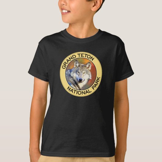 Tetonの壮大な国立公園 Tシャツ (正面)