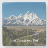 Tetonの壮大な大理石のコースター ストーンコースター (正面)