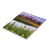 Tetonの日の出 タイル (側面)