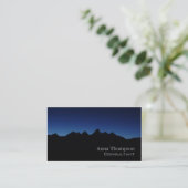 Tetonの青い名刺 名刺 (スタンド正面)