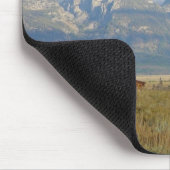 Teton山上の雲 マウスパッド (コーナー)