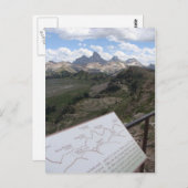 Teton範囲の郵便はがき ポストカード (正面/裏面)