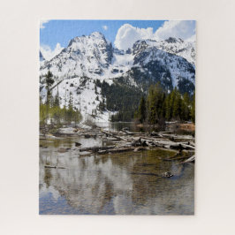 Teton Mountain Stream Reflection - 16x20 - 520個 ジグソーパズル