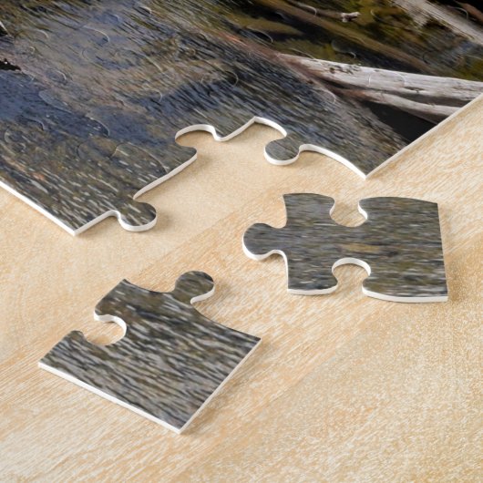 Teton Mountain Stream Reflections - 20x20 - 676 pc ジグソーパズル (側面)