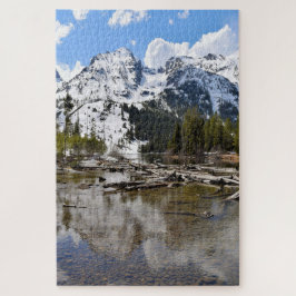 Teton Mountain Stream Reflections -20x30 -1014個 ジグソーパズル