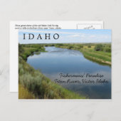 Teton River, Idaho, Shirents's Paradise PC ポストカード (正面/裏面)