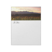Teton sunset to-doリスト ノートパッド (回転)