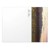 Teton sunset to-doリスト ノートパッド (正面)