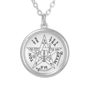 Tetragrammaton シルバープレートネックレス