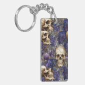Tétricas calaveras de toques dorados キーホルダー (正面左)