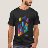 Tetris 3D Game Art  girl Tシャツ (正面)