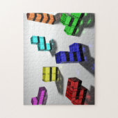 Tetrominoesのパズル ジグソーパズル (縦)