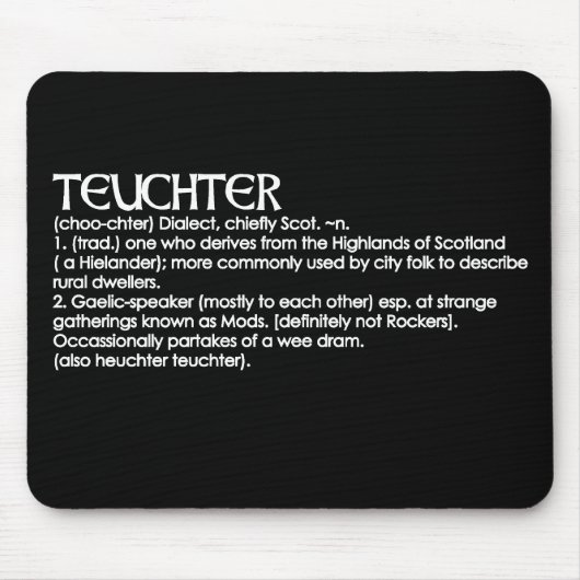 Teuchter マウスパッド (正面)