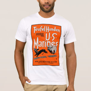 Teufel Hundenの海兵隊員の徴募所 Tシャツ