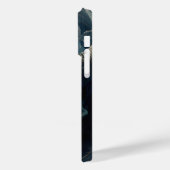 Teufel Totenkopf mit funkelnden blauen Augen Case-Mate iPhoneケース (裏面 / 左)