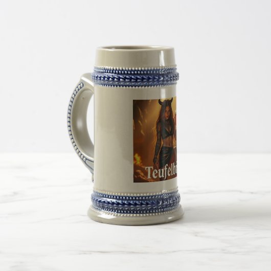 Teufelbier: straight from hell ビールジョッキ (正面左)