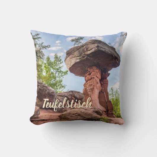 Teufelstitsch Hinterweidenthal Pfalzドイツの贈り物 クッション (正面)