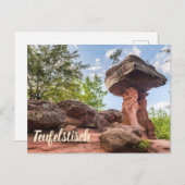 Teufelstitsch Hinterweidenthal Pfalzドイツの贈り物 シーズンポストカード (正面/裏面)