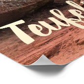 Teufelstitsch Hinterweidenthal Pfalzドイツの贈り物 ポスター (角)