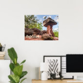 Teufelstitsch Hinterweidenthal Pfalzドイツの贈り物 ポスター (ホームオフィス)