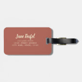 Teufelstitsch Hinterweidenthal Pfalzドイツの贈り物 ラゲッジタグ (裏面横)