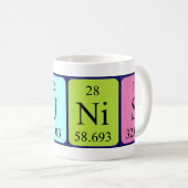 Teunis定期テーブル名mag コーヒーマグカップ (正面右)