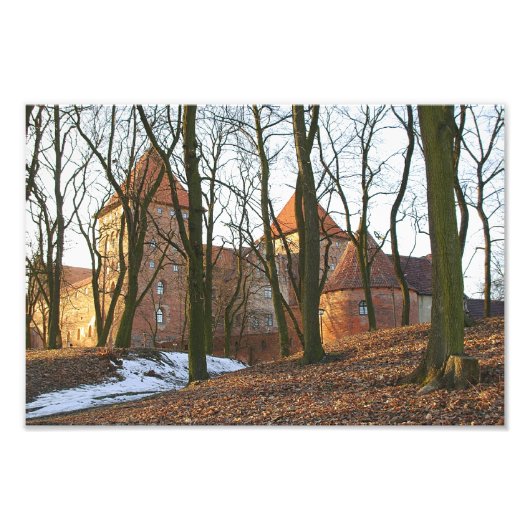 Teutonic Order Castle Neidenburg – 写真 フォトプリント (正面)