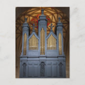 Tewkesburyの大修道院器官、イギリスの郵便はがき ポストカード (正面)